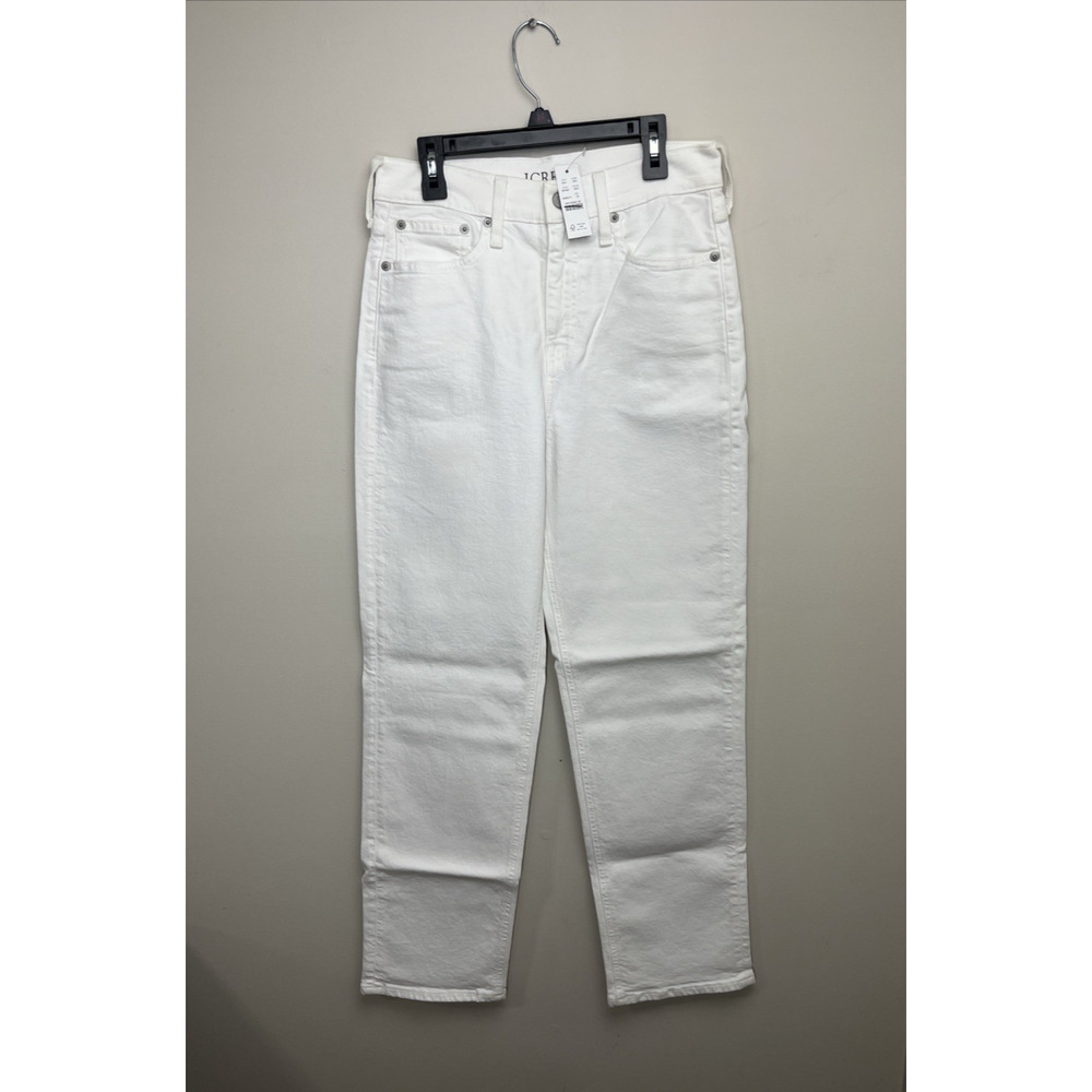 J Crew 90s Classic Straight Fit Jeans Womens 26 White Wash High Rise READ